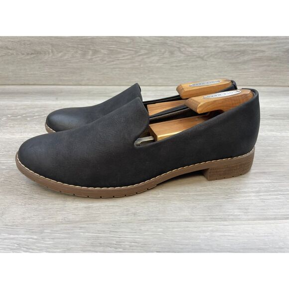 Euro Soft Sofft Women's Loafer Driving Slip-On Leather US 9 Black Comfort Shoes - Picture 3 of 10